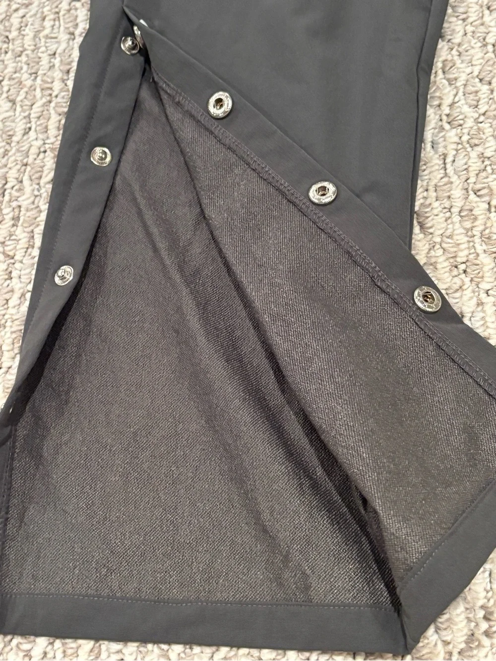 Aimpact Men’s Medium Breakaway Gray Elastic Waist Pants Athletic Comfort Nylon